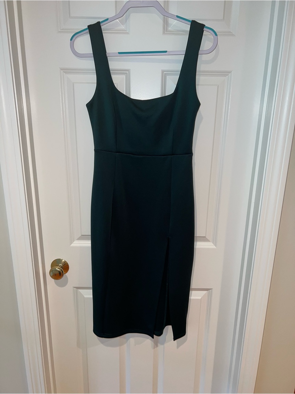 Showpo Mini Love Dress in Dark Green